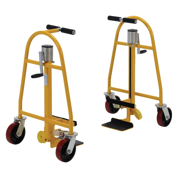 Vestil Mechanical Furniture & Crate Mover 1300 lb Poly-On-Steel 8 3/4 x 4 3/4, PR MFM-1300 - main